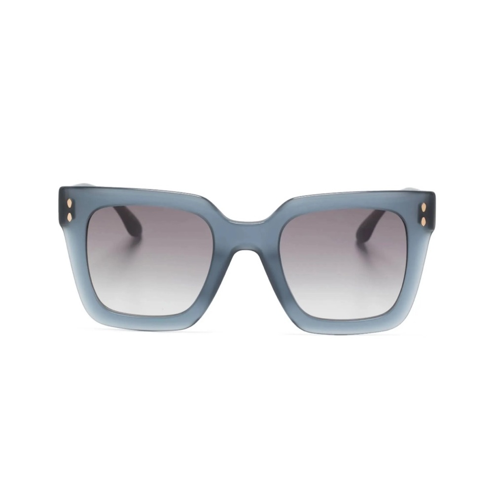Isabel Marant Eyewear logo-plaque square-frame sunglasses - Picture 2 of 14